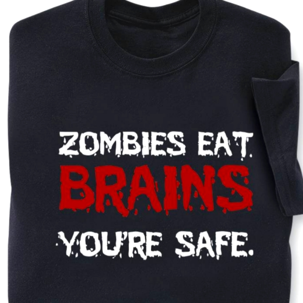 Funny Novelty Zombie Tee from Gildan